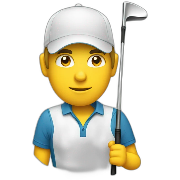 golfista enfadado emoji