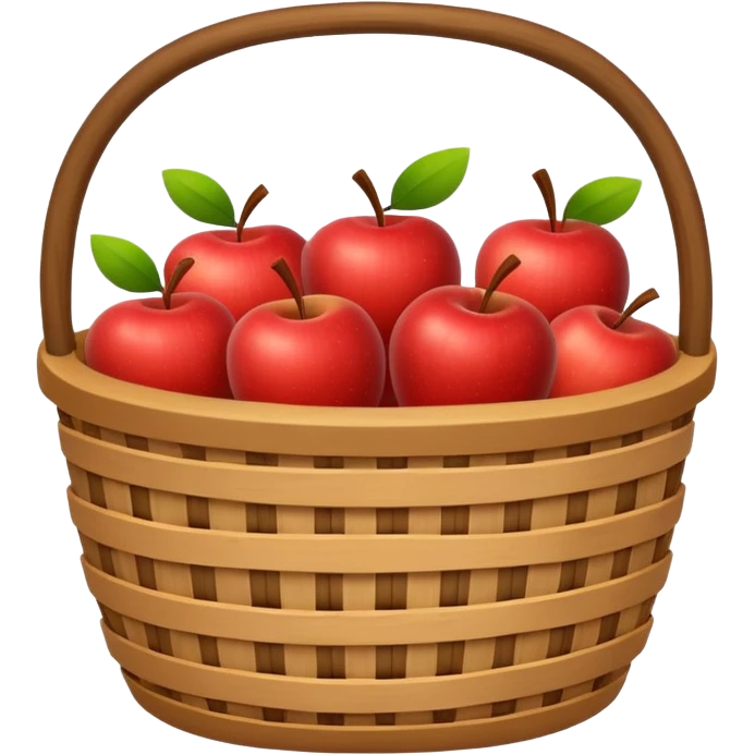 clean simple bag orr cart like apples basket emoji emoji