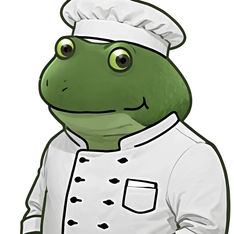 bufo in a chef coat emoji