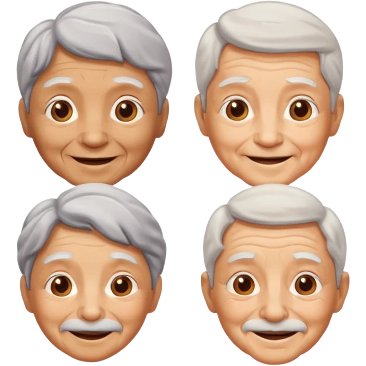 elderly people emoji