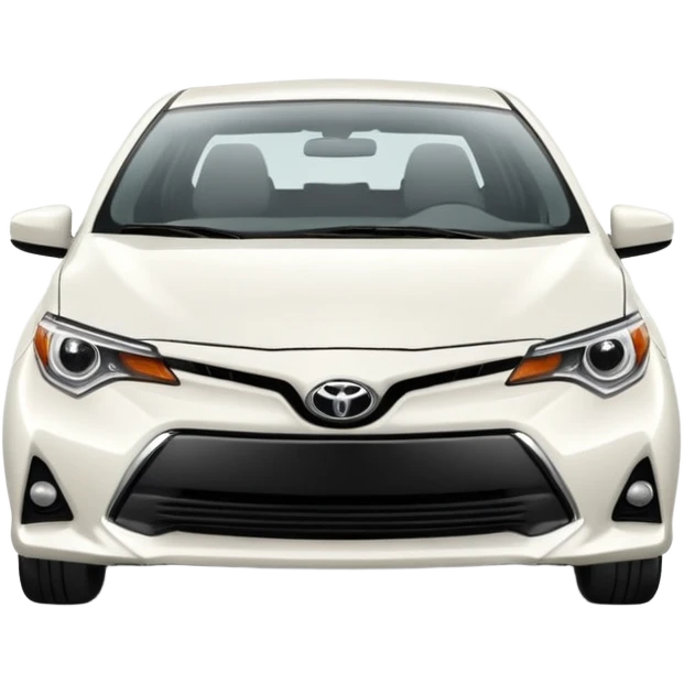 white toyota corolla emoji