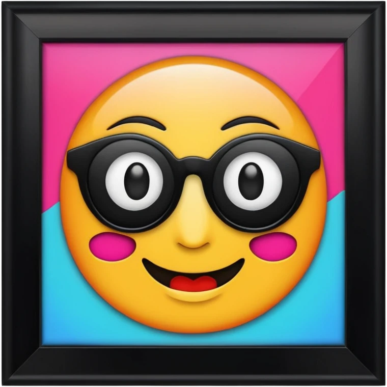 cool art in frame emoji