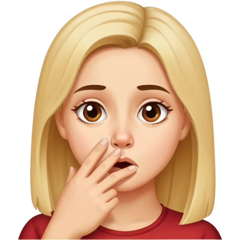 Reese picking her nose  emoji