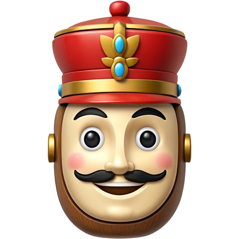 Nutcracker smiling emoji