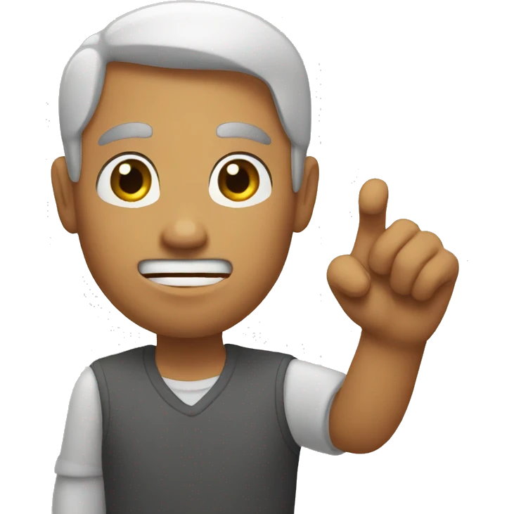 Meh thumb emoji