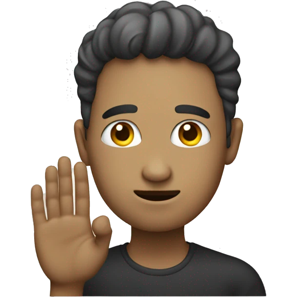 sighig with a hand o the head emoji