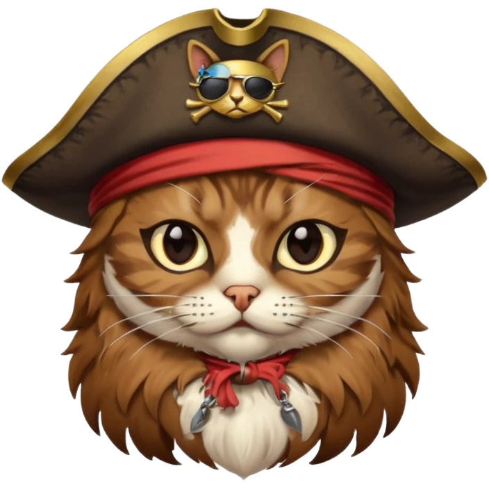 cat pirate emoji