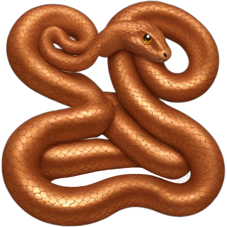 copper-snake-symbol emoji