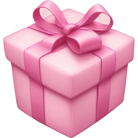 Light pink present emoji
