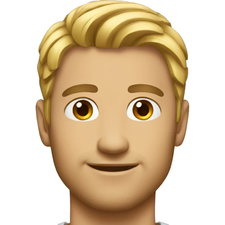 Handsome man emoji