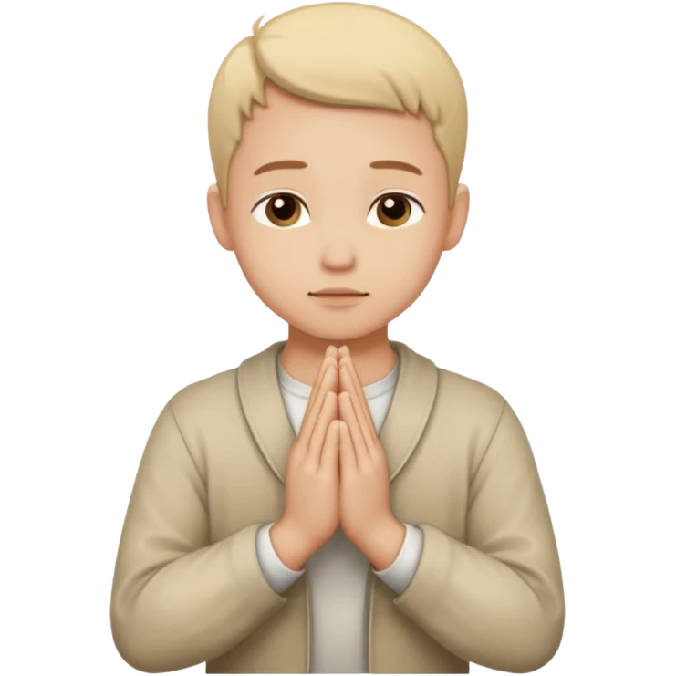 Prière chrétien emoji