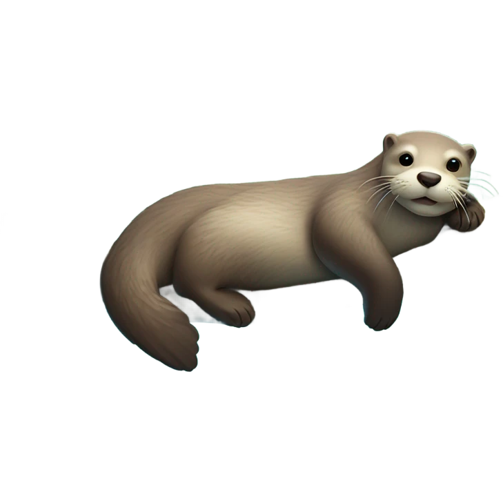 Otter relax emoji