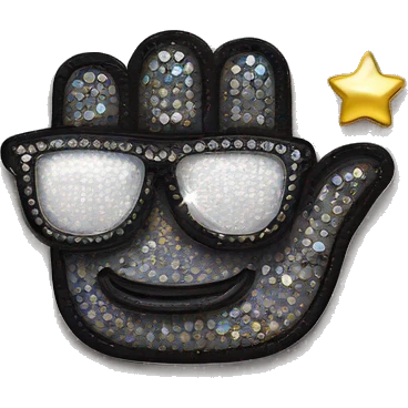 thump up bling emoji