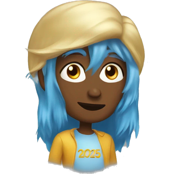 New year 2025 emoji