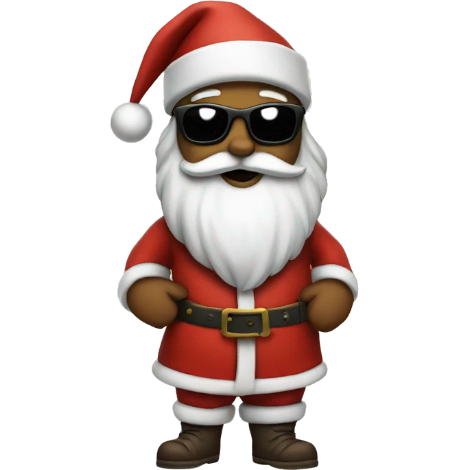 Cool Santa  emoji