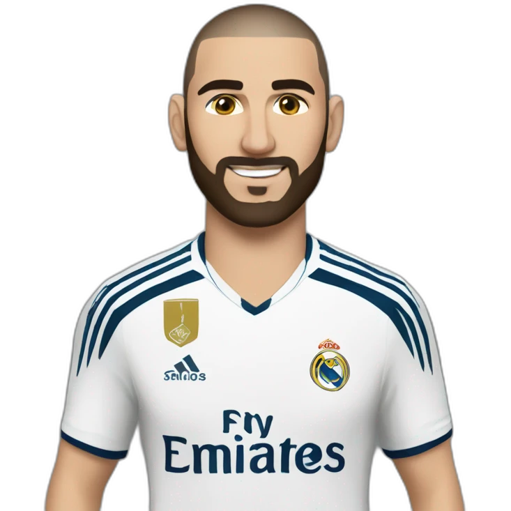 benzema football player realistic emoji