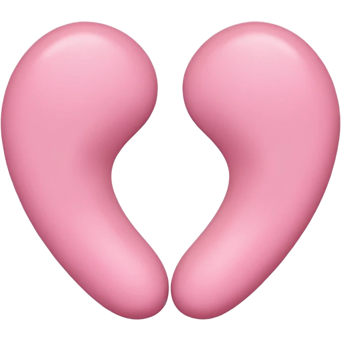 pink thyroid, cute and rounded emoji