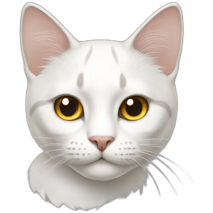 Gato blanco emoji