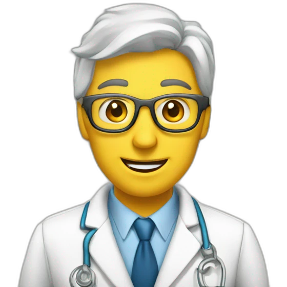 aparatos cerebrales de estudio científico  emoji