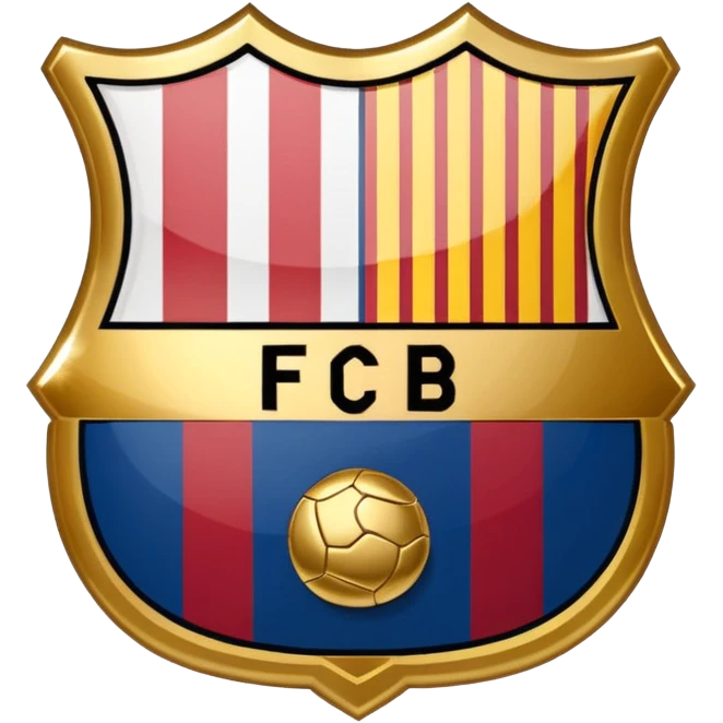 Escudo fc Barcelona  emoji