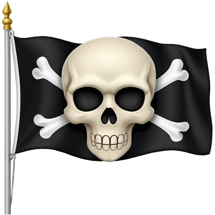 Russian Empire scull flag emoji