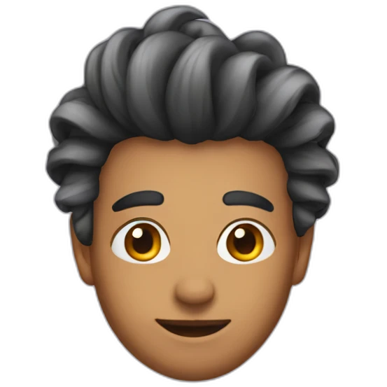 hair full upright emoji
