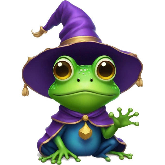 wizard frog emoji