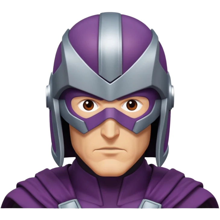 magneto face xmen with grey helmet emoji