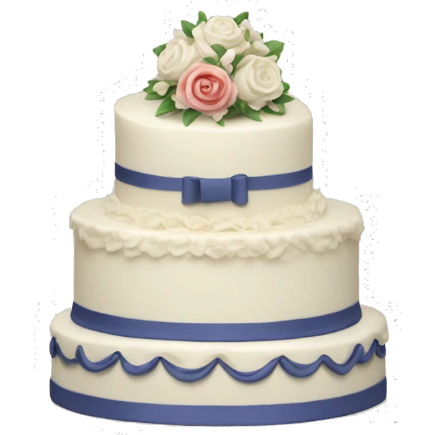 Milefogle wedding cake emoji