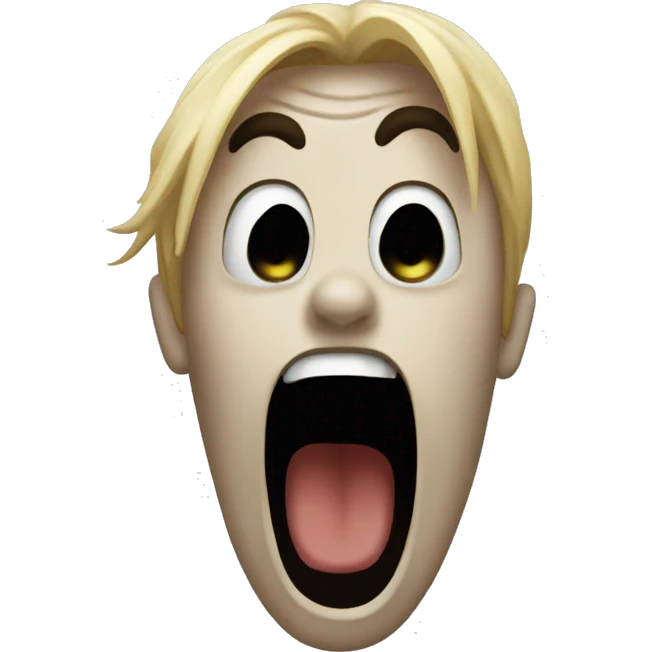 Scream emoji
