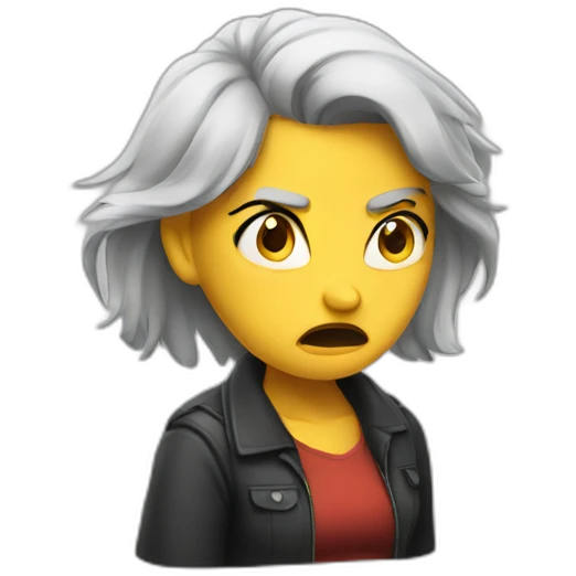 angry woman emoji