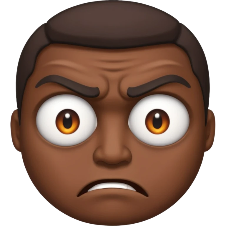 Angry Only single eye WITHOUT face emoji