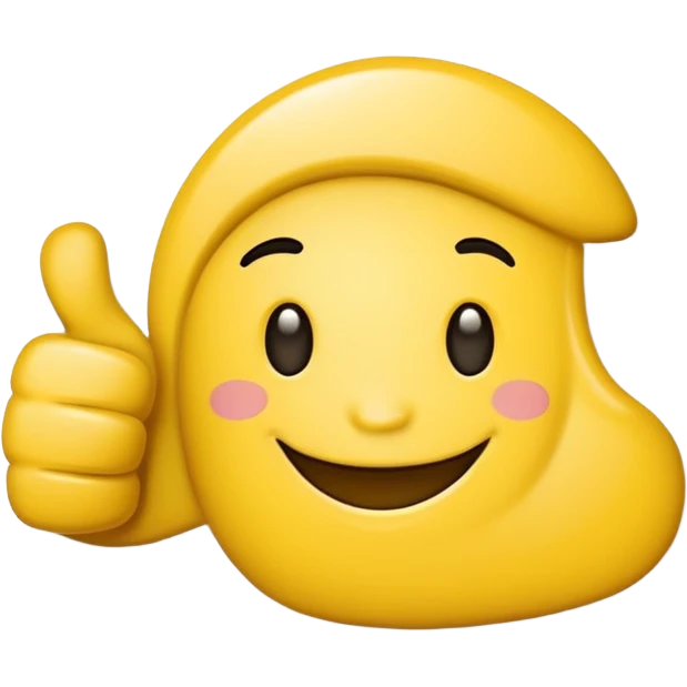 Doodle thumbs up  emoji