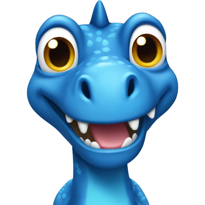 Blue dinosaur  emoji