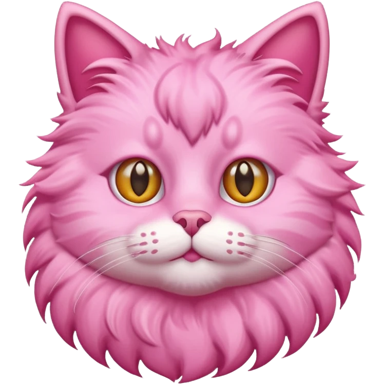 Pink cat emoji