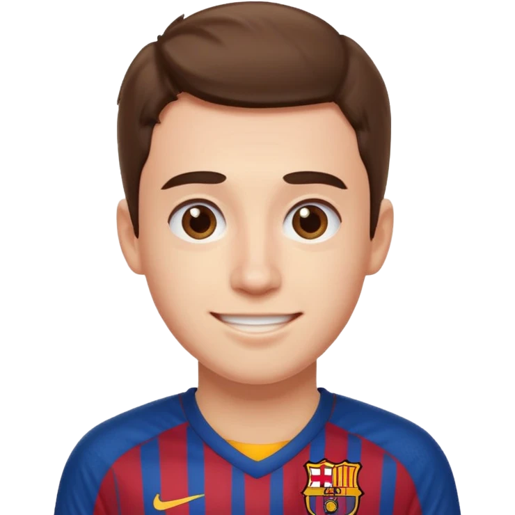 ich bin froh, ich bin Barcas Fan emoji