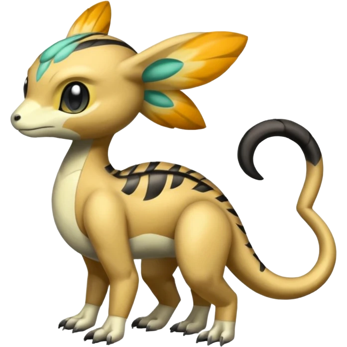 Meloetta-Agumon-Trico-Pokémon-Fakémon-fusion-hybrid-creature emoji