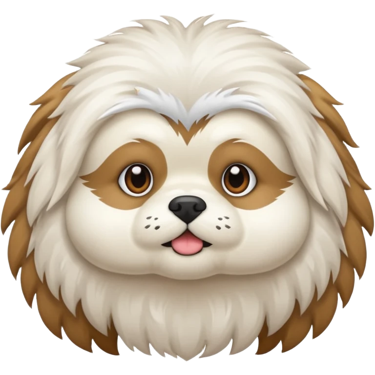 White shitzu emoji