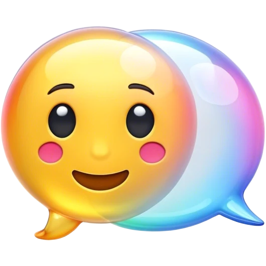 conversational bubble emoji