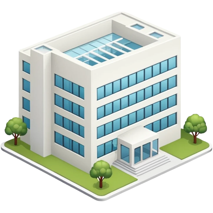 hospital isometric view building emoji