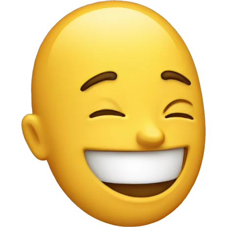 Happy face emoji