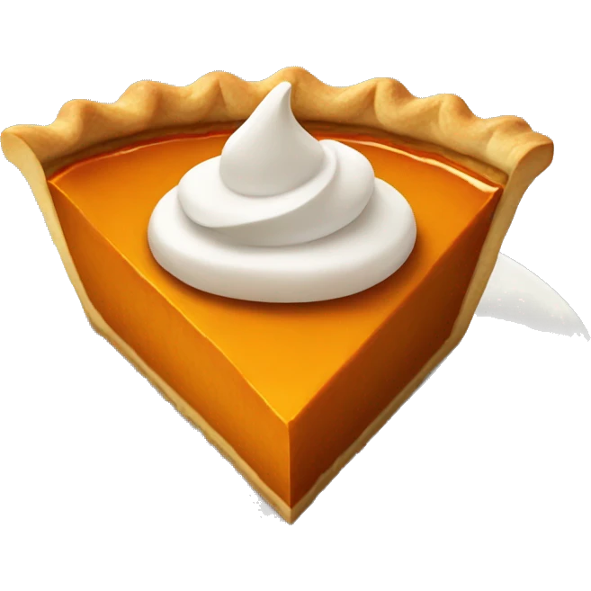 Pumpkin pie emoji