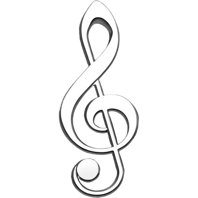 Music clef emoji
