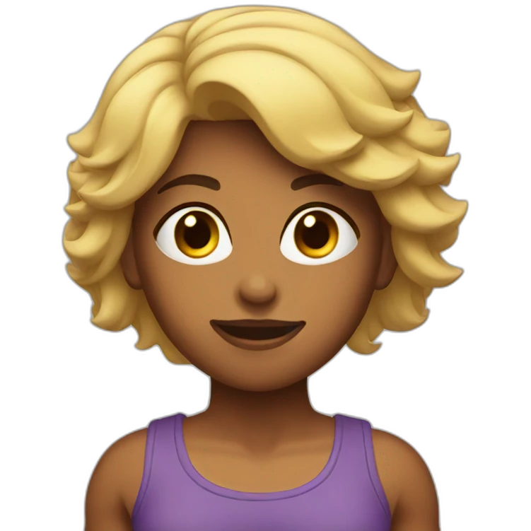 Muscular woman emoji