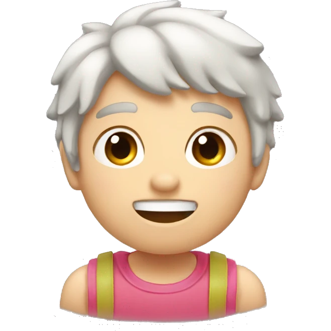 Cerdo melenudo con pulgar hacia arriba emoji