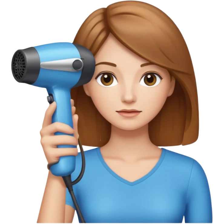 Woman with Hair Dryer emoji