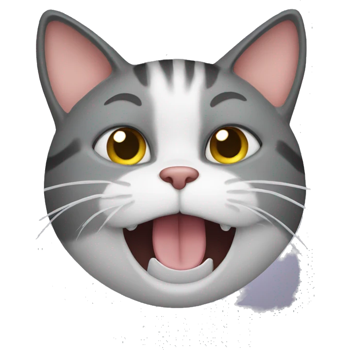 cat with bad breath emoji