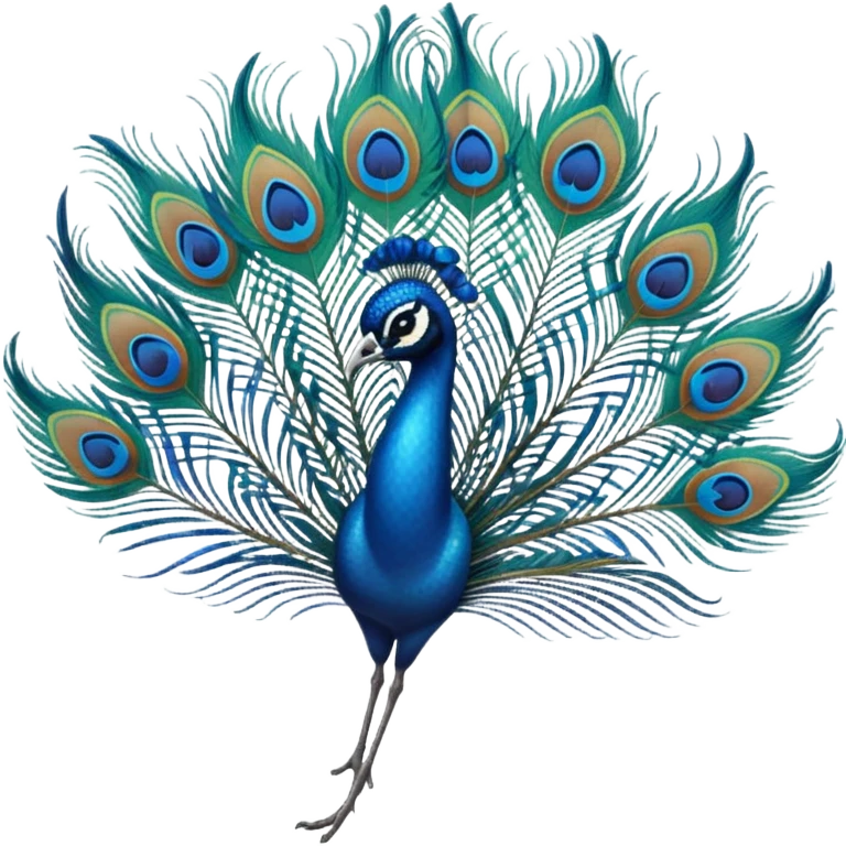 Radhe radhe writing peacock feather  emoji