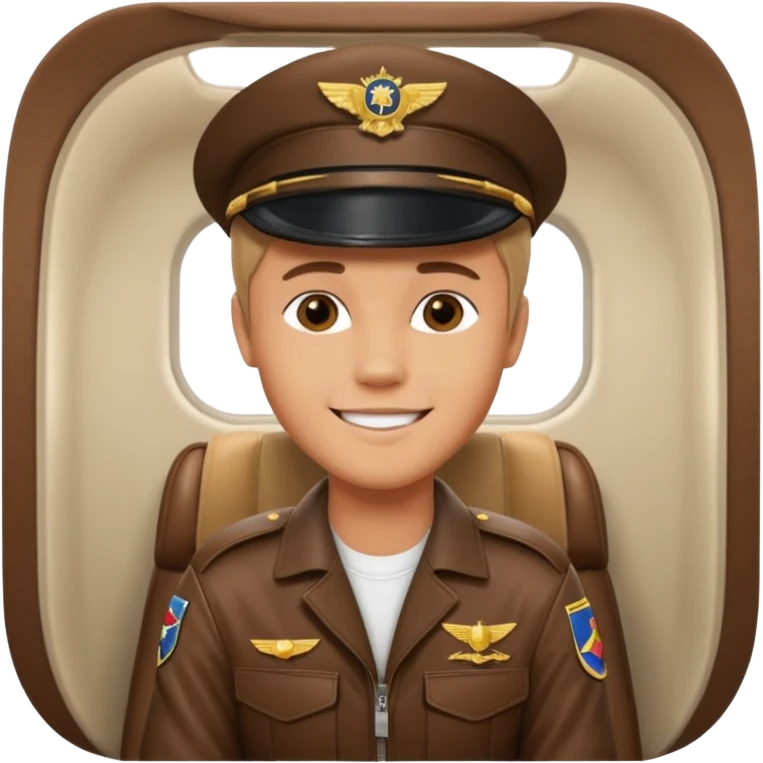 Justin Biber pilot riding plane emoji