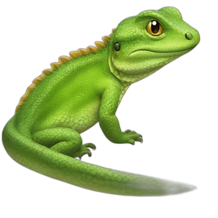 Lézard shérif emoji